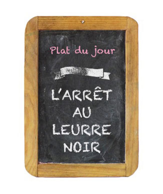 L'arrêt au leurre noir