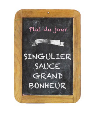 Singulier sauce grand bonheur