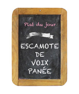 Escamote de voix panée