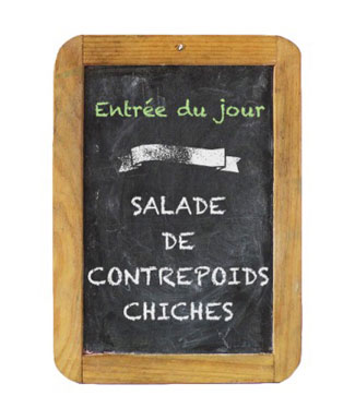 Salade de contrepoids chiches